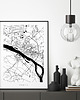 plakaty Płock - mapa Płocka - plakat z mapą Płocka 2