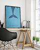plakaty Wieloryb - plakat fine art, giclee 3