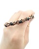 bransoletki wire wrapping Miedziana bransoleta cuff z turmalinem i onyksem 9