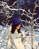 czapki damskie Chabrowa czapka  chunky beanie  z wełną 4