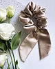gumki do włosów Satynowa gumka do włosów scrunchie Beżowa RÓŻNE MODELE 8