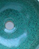 umywalki Umywalka ceramiczna nablatowa 30 cm Stalowa Zieleń 5