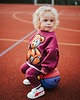 bluzy dla dziewczynki Bluza oversize Rainbow Teddy 3