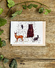 kartki okolicznościowe - wydruki Zwierzaki leśne- Kartka- Grafika- Ilustracja- In woods 1