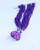 kolczyki chwosty Maike purple L - kolczyki z chwostami 1