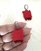 kolczyki soutache Czerwień w oryginalnej formie 2