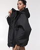 kurtki damskie Kurtka bomber hoodie oversize black 2