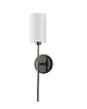 kinkiety Lampa ścienna DARLING czarny połysk 53 cm 1