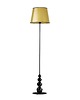 lampy podłogowe Nowoczesna lampa stojąca w stylu loft LIZBONA MIRROR czarno-miedziana 2