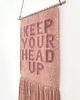 makramy Makatka Plakat Keep Your Head Up 2