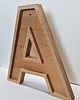 napisy dekoracyjne i tabliczki Litery z drewna 3d, drewniane 25cm 1