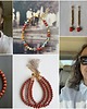 chokery Naszyjnik choker ROOTS jaspis czerwony kulki 12 mm 6
