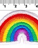 naszywki na ubrania Naszywka naprasowanka TĘCZA termo haft dla dzieci 4,1x2,6cm 1