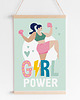plakaty Girl Power - plakat mięta 1