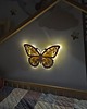 lampy do pokoju dziecka Oryginalna drewniana lampka MOTYL nude. 2