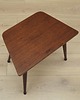 stołki Taboret tekowy, duński design, lata 70, produkcja: Dania 3