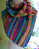 szale damskie UNIKAT szal-kameleon "Rainbow" 2