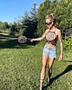 topy damskie Letni dwustronny patchworkowy top bez pleców 2