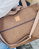 torby na ramię Duża torba z eko skóry "Mili Weekend Bag" - czekoladowy brąz 1