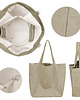 torby na ramię Lazy bag torba khaki / zieleń na zamek / vegan 3