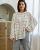 bluza z kapturem damska Koszula Fika wzór basic 6