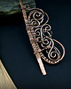 zakładki do książek Miedziana zakładka do książki wire wrapping 2