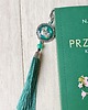 zakładki do książek Zakładka do książki KWIATY w żywicy i chwost 5