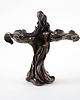 figurki i rzeźby Mosiężna figurka kobieca w stylu Art Deco 5
