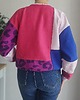 bluza bez kaptura damska Bluza patchwork - Pink Tiger - One of a kind - oversize 4