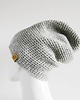 czapki damskie Cienka czapka bawełna merino COSY szara 1