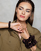 gumki do włosów Jedwabna gumka scrunchie Chocolate Silk 1