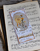 kartki scrapbooking Kartka ślubna z suszonymi kwiatami 1