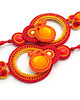 kolczyki soutache Słoneczne boho kolczyki 4
