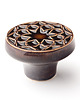 gałki do mebli Ceramiczna gałka do mebli, ciemnobrązowa, wz.1, ręcznie robiona 5