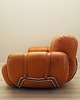 sofy i szezlongi Sofa pomarańczowa, Space Age design, lata 60, produkcja: Włochy 2