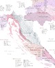 plakaty WINO Chorwacja regiony winiarskie plakat mapa 2