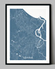 plakaty Mapa plakat - Gdańsk 2