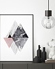 plakaty Plakat "STONE 3" - geometryczny 3