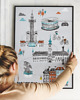 plakaty Plakat Trasa Spacerowa Warszawa 1