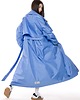 płaszcze damskie Płaszcz typu trencz maxi oversize baby blue 6