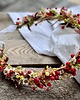 dodatki ślubne Wianek i korsarz z suszonych, naturalnych roślin, dodatki ślubne 5
