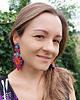 kolczyki soutache "Indyjska bajka'' kolorowe kolczyki sutasz 4