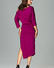 sukienki midi damskie Sukienka K479 fuksja 3