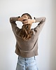 swetry damskie  Sweter Freya taupe 4