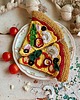zabawki - inne Szydełkowy kawałek pizzy z serem i dodatkami 6