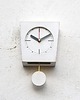 zegary Zegar ścienny drewniany cichy Biały  minimalistyczny 5