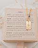 złote naszyjniki Znak zodiaku - Karta tarota - Panna 3