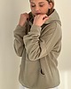 bluza z kapturem damska Bluza ecru z kolekcji Resort 1