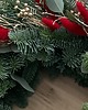 wianki bożonarodzeniowe Wianek naturalny z jodły nobilis 3