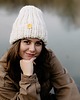 czapki damskie Wełniana czapka zimowa peruvian WOOLY off white 2